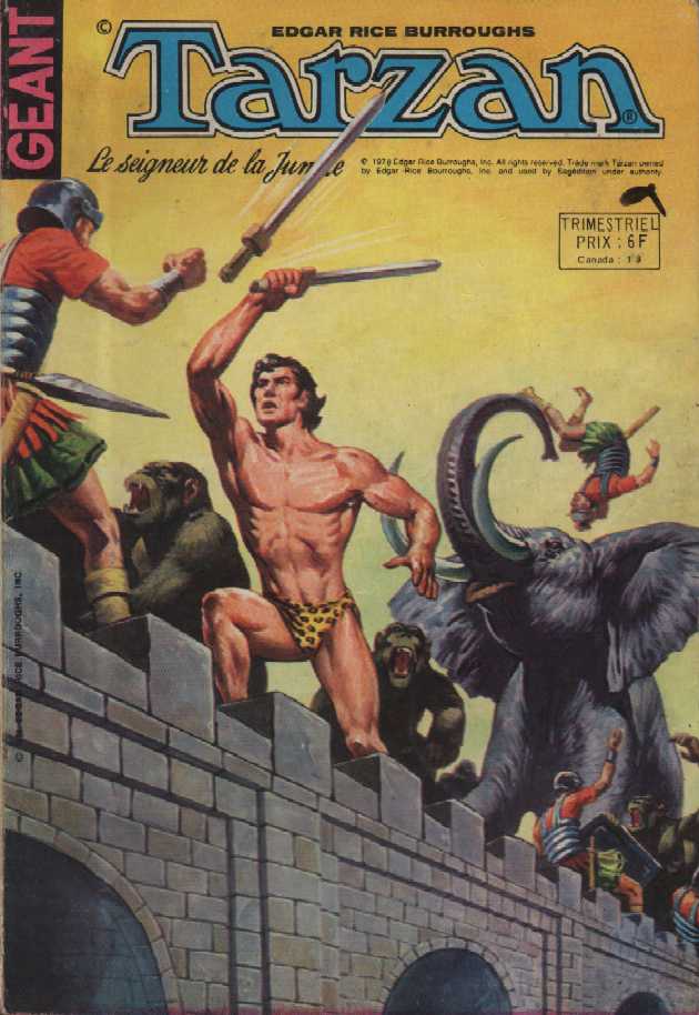 Scan de la Couverture Tarzan Gant n 35